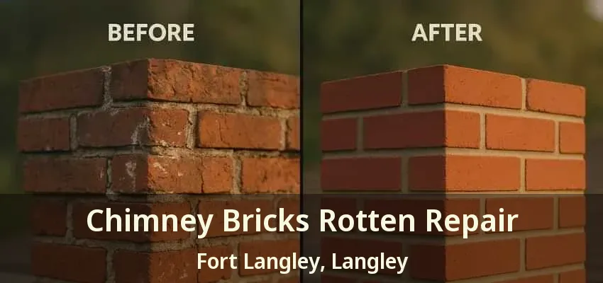 Chimney Bricks Rotten Repair Fort Langley, Langley - BC