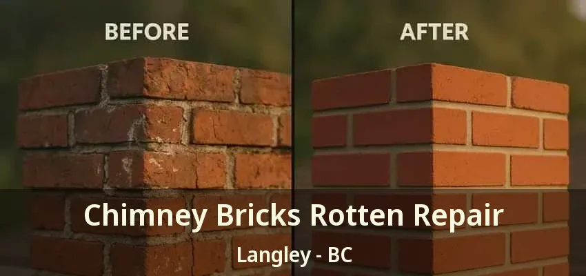 Chimney Bricks Rotten Repair Langley - BC