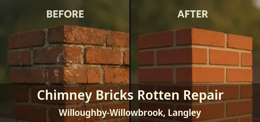 Chimney Bricks Rotten Repair Willoughby-Willowbrook, Langley - BC