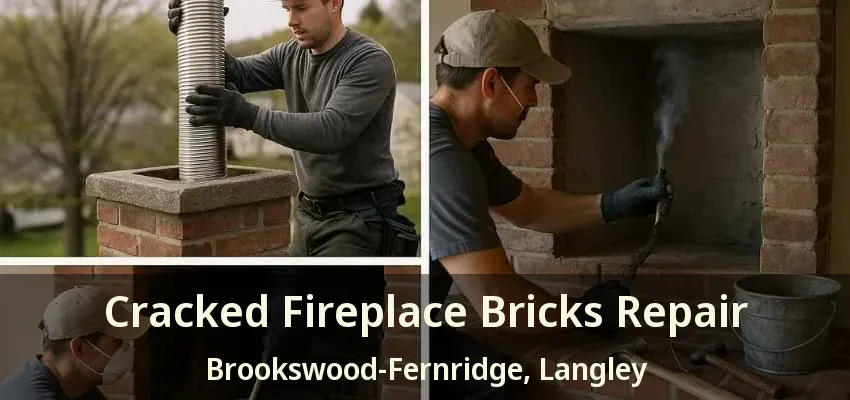 Cracked Fireplace Bricks Repair Brookswood-Fernridge, Langley - BC