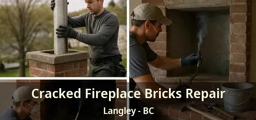 Cracked Fireplace Bricks Repair Langley - BC