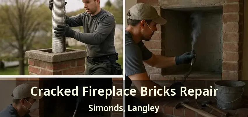 Cracked Fireplace Bricks Repair Simonds, Langley - BC