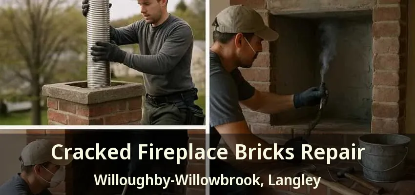Cracked Fireplace Bricks Repair Willoughby-Willowbrook, Langley - BC