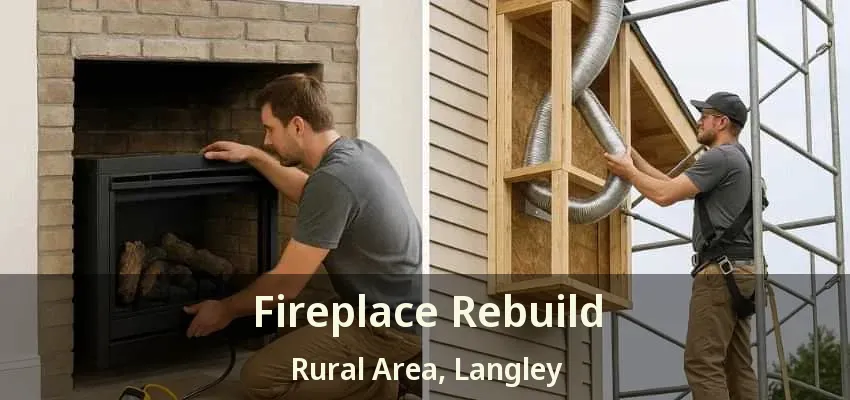 Fireplace Rebuild Rural Area, Langley - BC