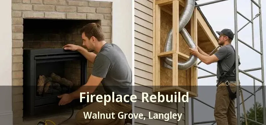 Fireplace Rebuild Walnut Grove, Langley - BC