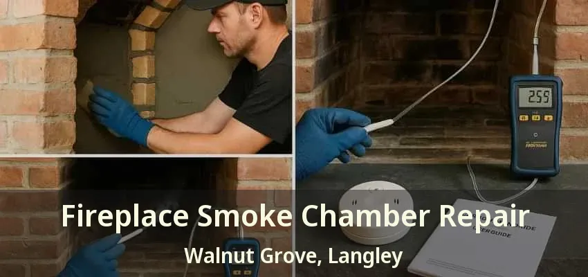Fireplace Smoke Chamber Repair Walnut Grove, Langley - BC
