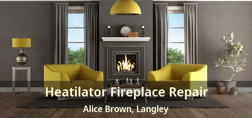 Heatilator Fireplace Repair Alice Brown, Langley - BC