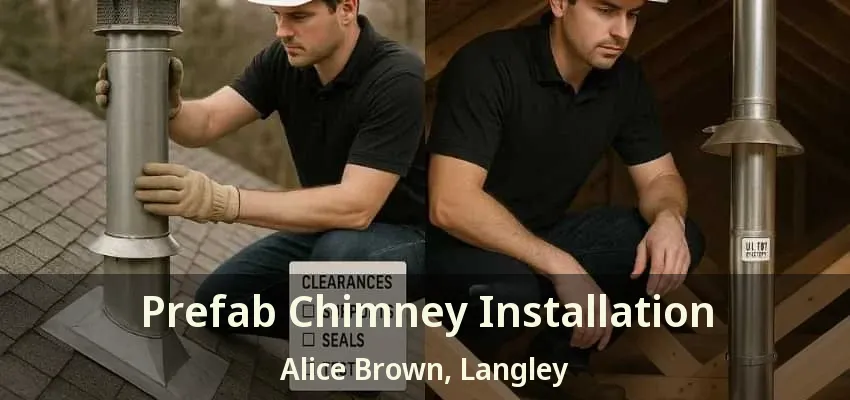 Prefab Chimney Installation Alice Brown, Langley - BC