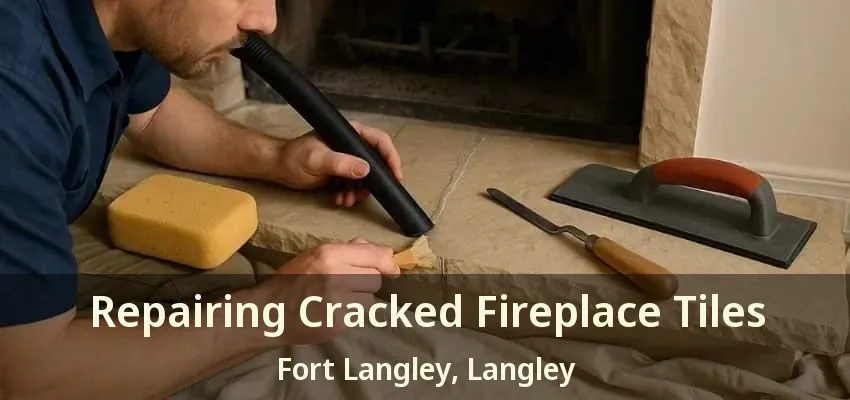 Repairing Cracked Fireplace Tiles Fort Langley, Langley - BC