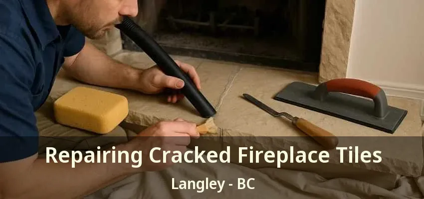Repairing Cracked Fireplace Tiles Langley - BC