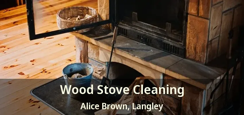 Wood Stove Cleaning Alice Brown, Langley - BC